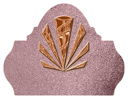 DARAY L 602 CP SH OR Copper Sunburst Shimmer Orchid Background